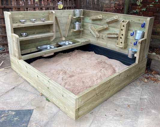 Sand Play Wall and Sandpit