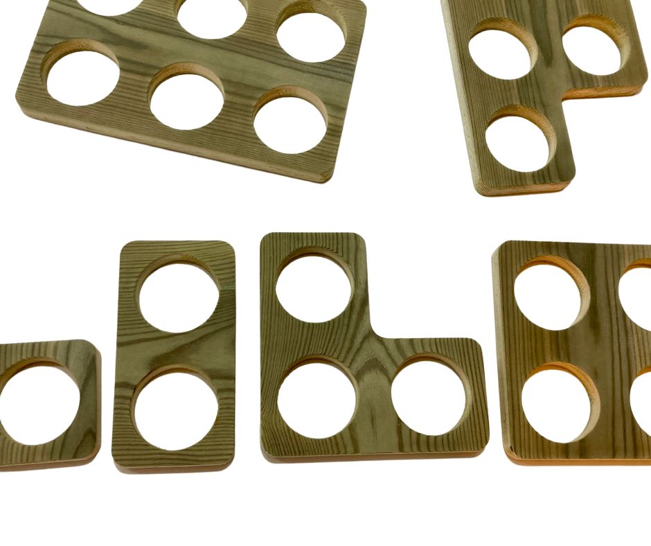 Outdoor Wooden Number Shapes