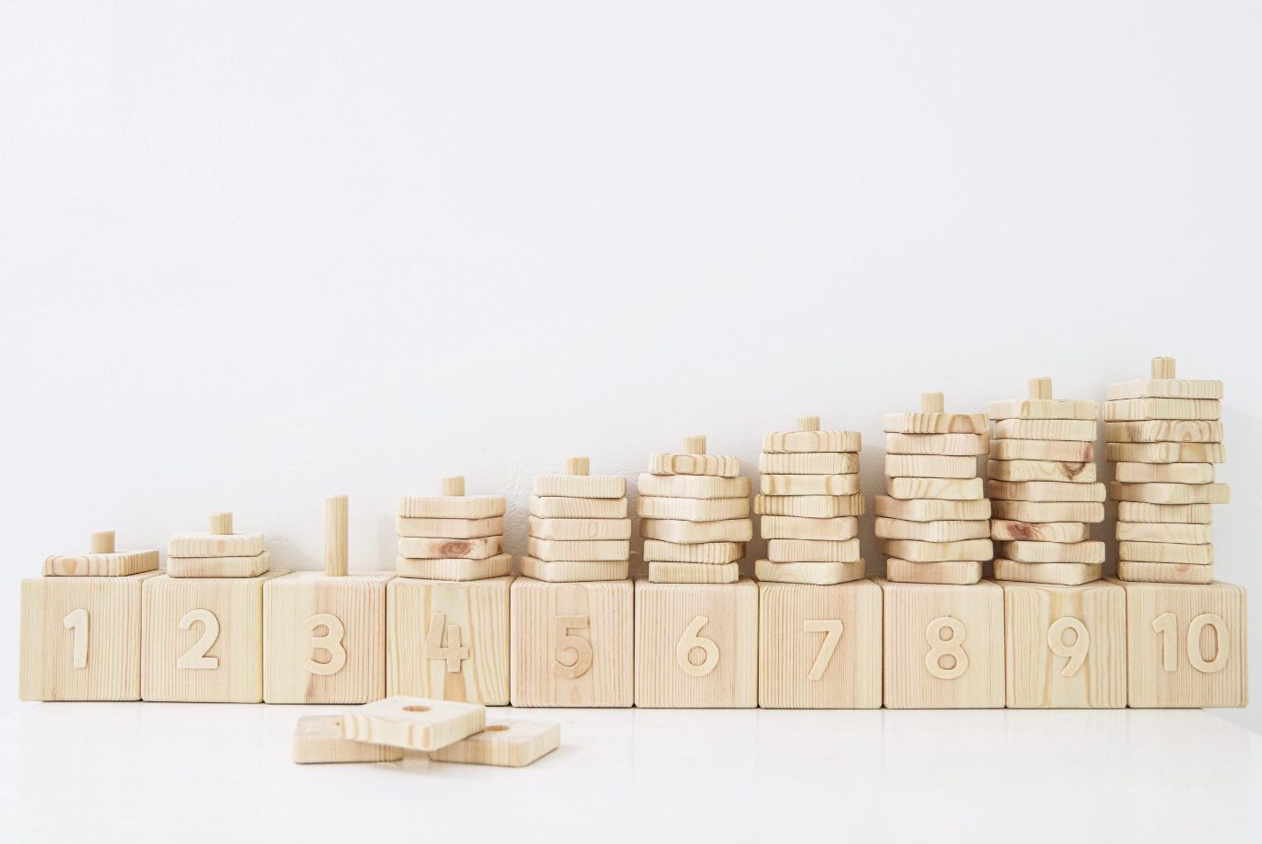 Wooden Number Stacker