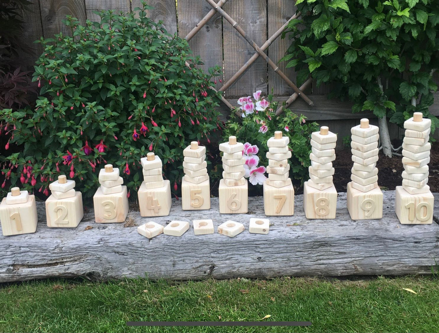 Wooden Number Stacker