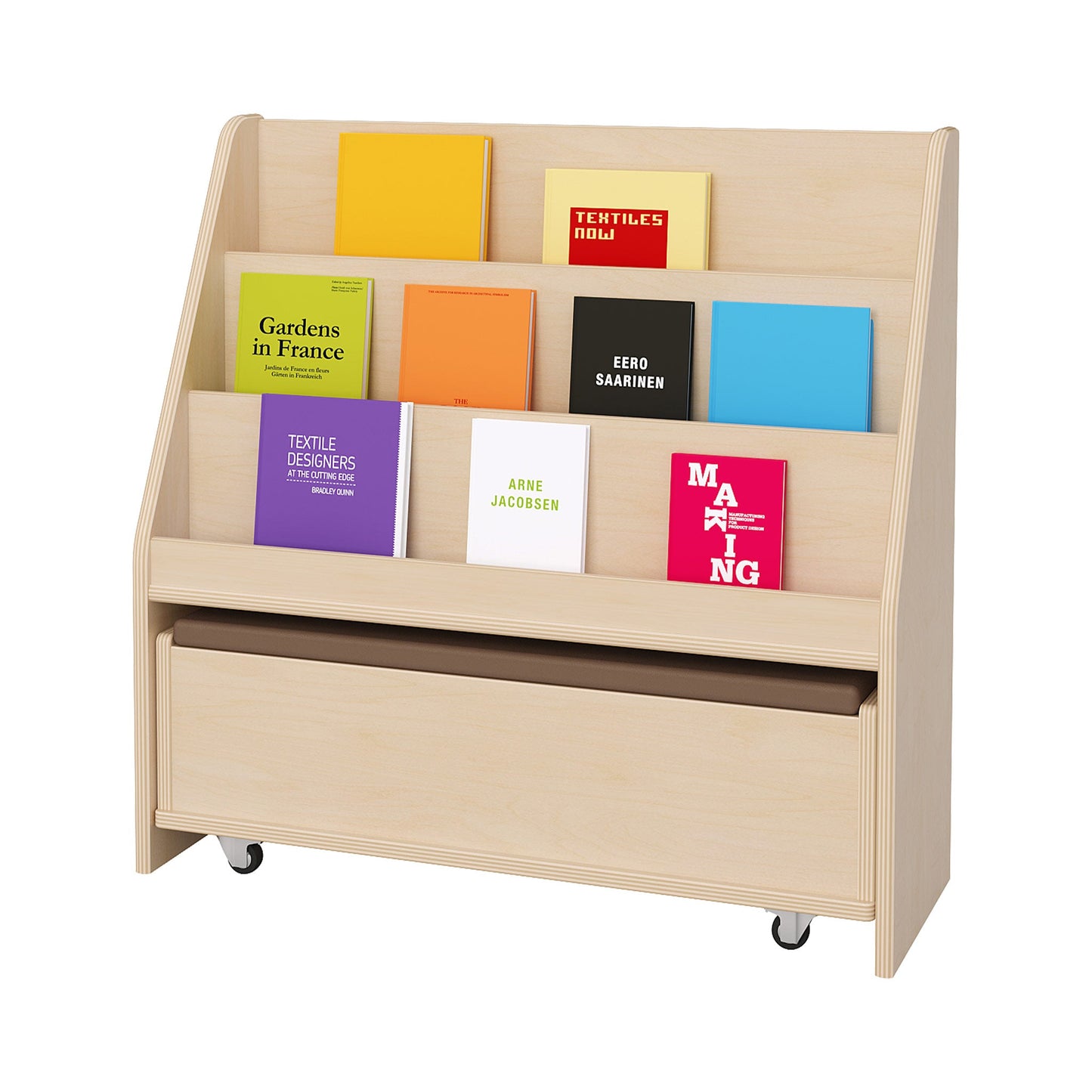 Book Display Unit with Pull-Out Bench - The Ministry of Outdoor Education