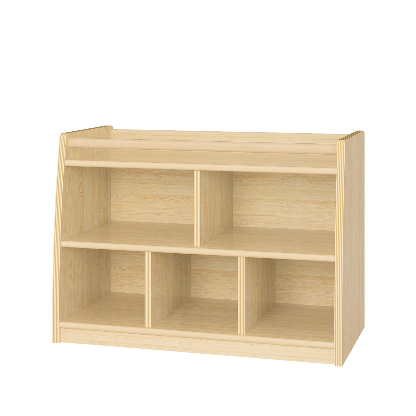 5 compartment shelf unit with back - The Ministry of Outdoor Education