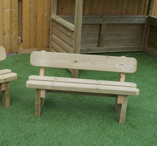 Children's Wooden Outdoor Bench