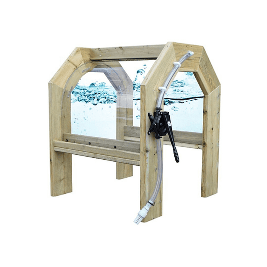 Children's Outdoor Wooden Water Tunnel