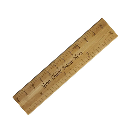Children's Wooden Oak  Height Chart