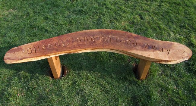 Oak Story Bench