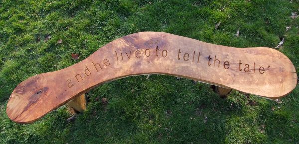 Oak Story Bench