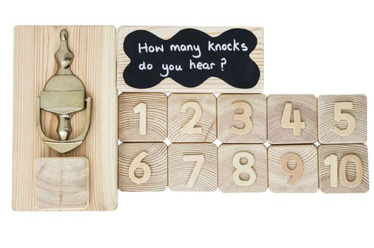 Wooden Door Knocker Play Set
