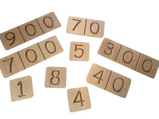 Wooden Place Value Tablet Set (1-999)