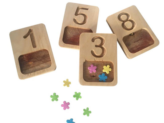 Number Trays 1 - 9