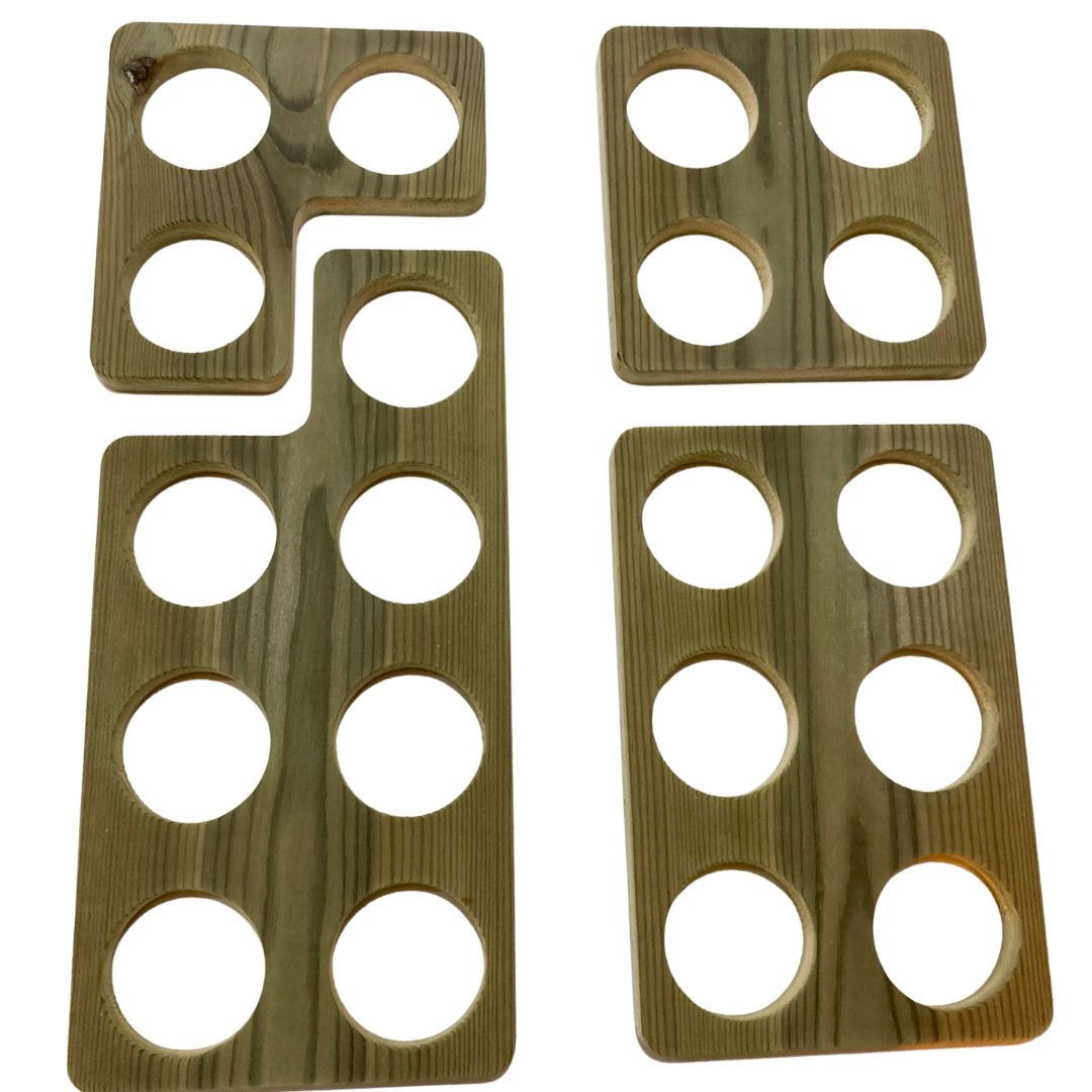 Outdoor Wooden Number Shapes