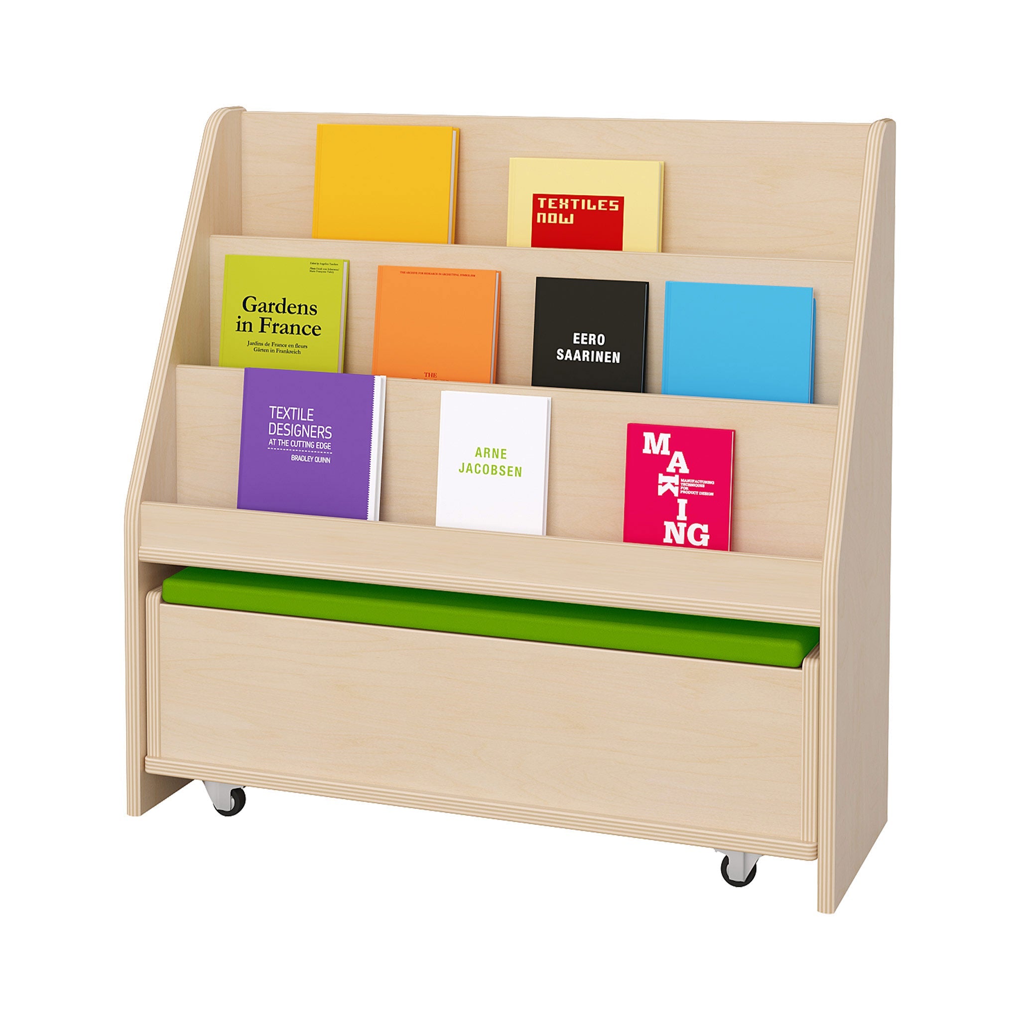 Book Display Unit with Pull-Out Bench - The Ministry of Outdoor ...