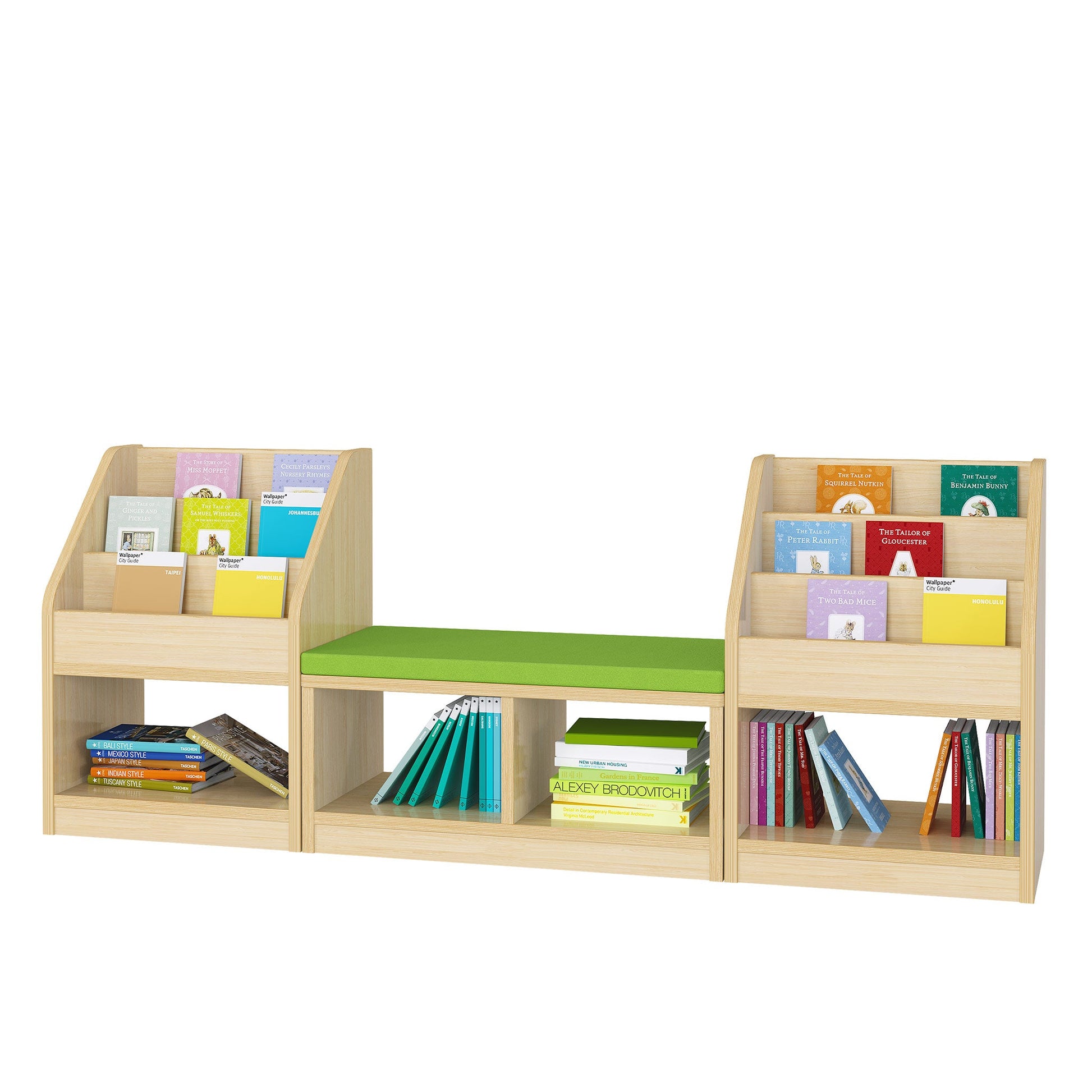 Double Book Display Unit with Reading Bench  - The Ministry of Outdoor Education
