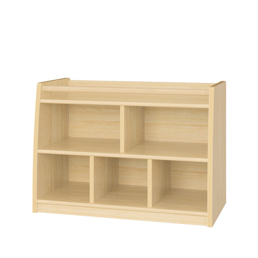 5 compartment shelf unit with back  - The Ministry of Outdoor Education