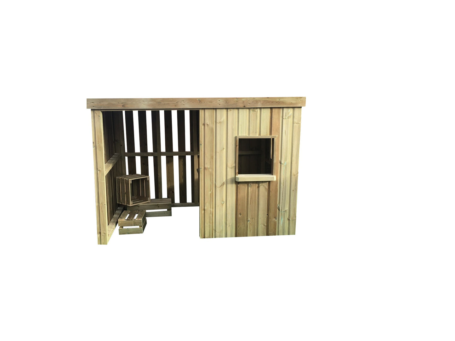Outdoor Wooden Role Play Shelter