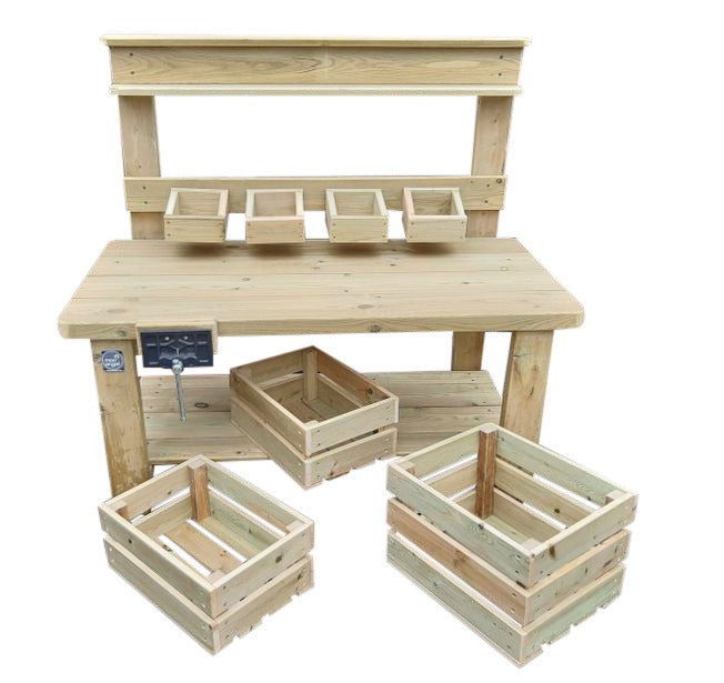 Children's Wooden Workbench